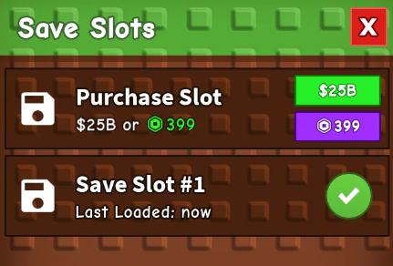 purchase slot grow a garden